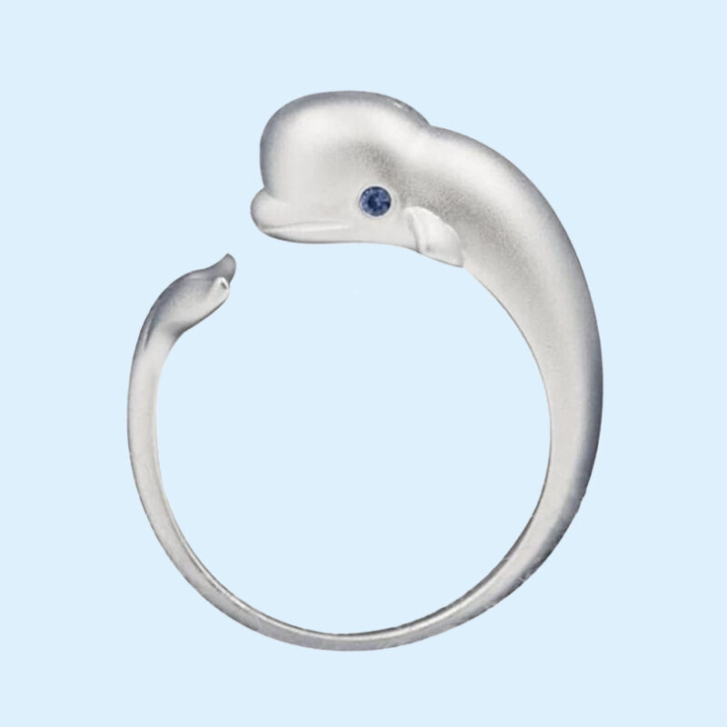 Phoenexia - Verstellbarer Beluga Wal Ring – Entfernt 2,5 kg Plastik
